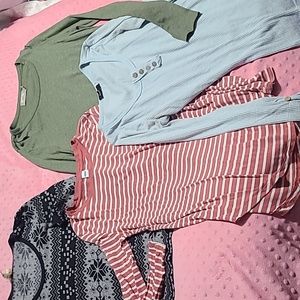 4 piece Women's Long sleeve tops